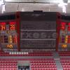 LED score na projekční kostce v Č.B.