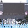 LED obrazovka na fotbalovém stadionu Zlaté Moravce