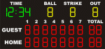 Softballový scoreboard SOFT 40A