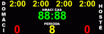 Hokejový scoreboard 92GA, verze 2